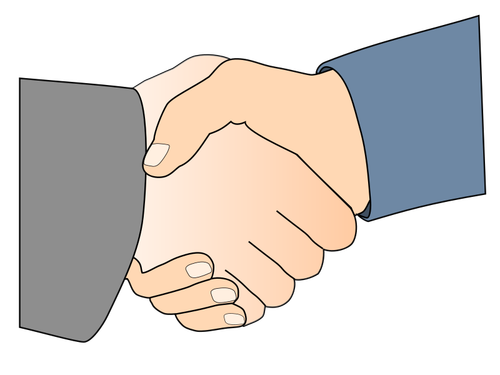 Handshake vector art