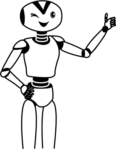 Tegneserie robot