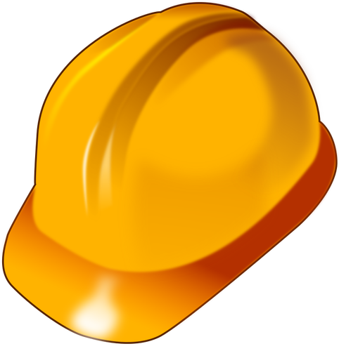 Sombrero de la construcción