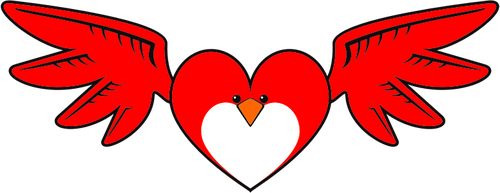 Hjärtat fågel
