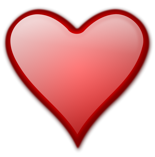 Heart gloss vector image