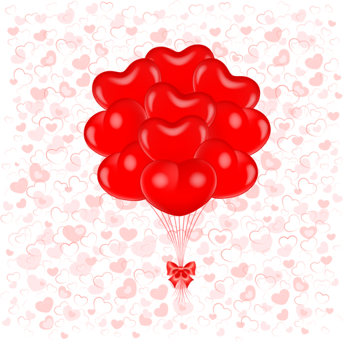 Heart balloons