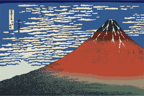 صورة متجهية من Red Fuji