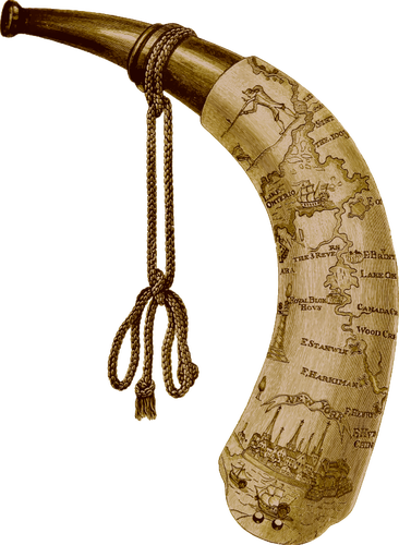 Horn with map
