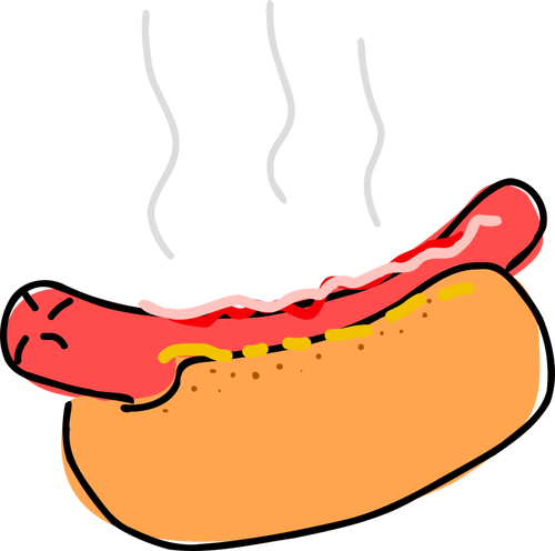 Hot dog rysunek