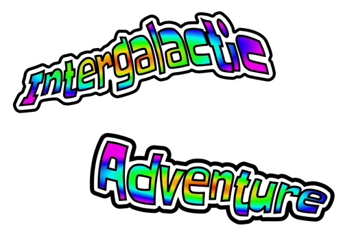 Intergalactic adventure logo