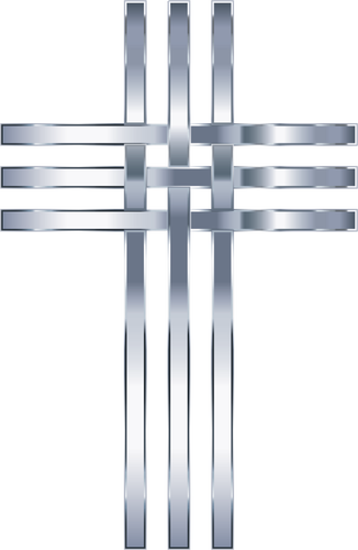 Стилизованные титана крест изображение