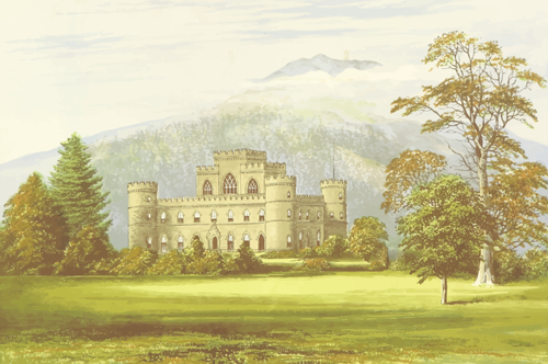 Inveraray Castle vector image