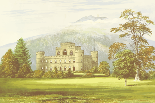 Grafika wektorowa Inveraray Castle