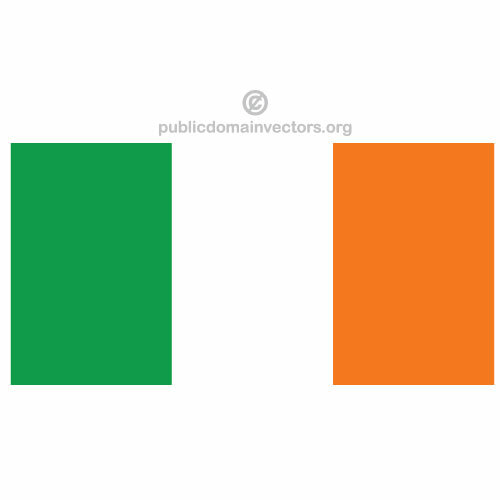 Drapeau irlandais vector