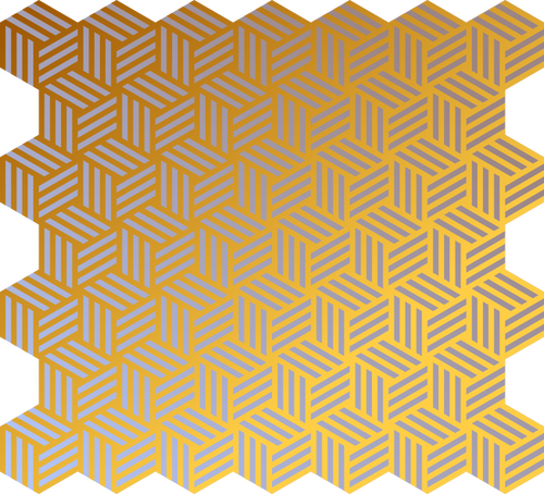 Vector graphics of weave pattern following isometric axes