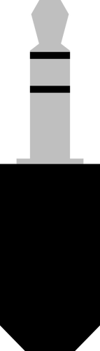 Audio plug vector image