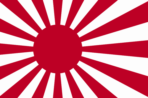 Imagem da bandeira do Japão