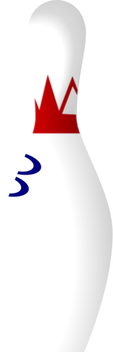 Bowling pin vector art