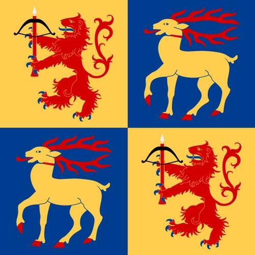 Kalmar प्रांत का ध्वज