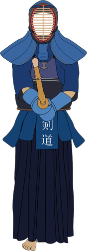 Kendo uniform vector image