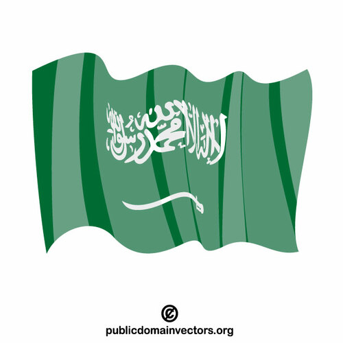 Kongeriket Saudi-Arabia flagg