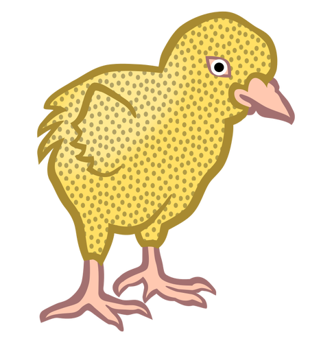 Colored chick