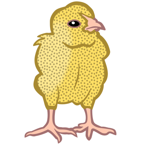Färgade kyckling