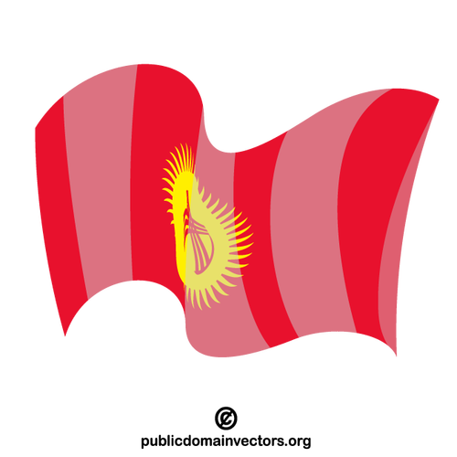 Bendera negara Kirgizstan