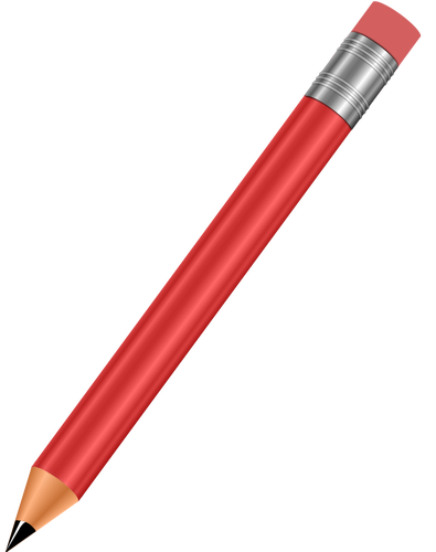 Красный карандаш векторное изображение
