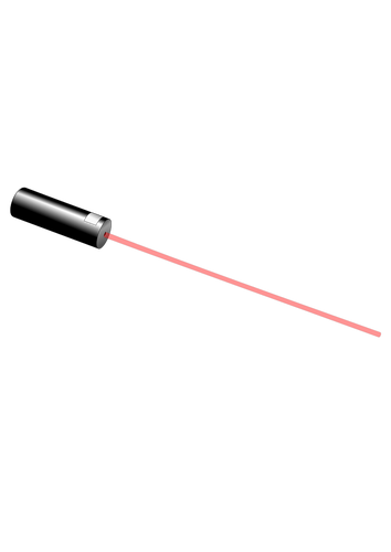 Clipart vectoriels de laser de diode de puissance moyenne emballé pour un banc optique