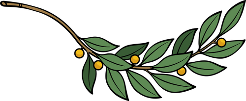Laurel gren vektorbild
