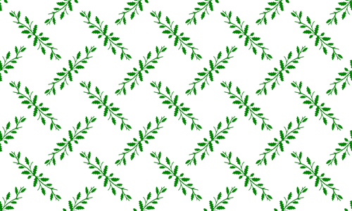 Leafy pattern in different directions