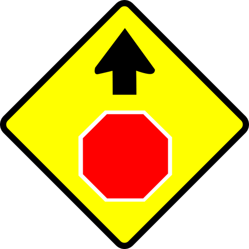 Arrêter attention sign vector image