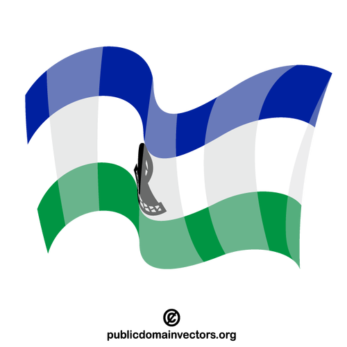 Drapeau de l’État du Lesotho