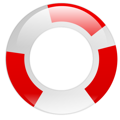 Image vectorielle anneau de sauver des vies