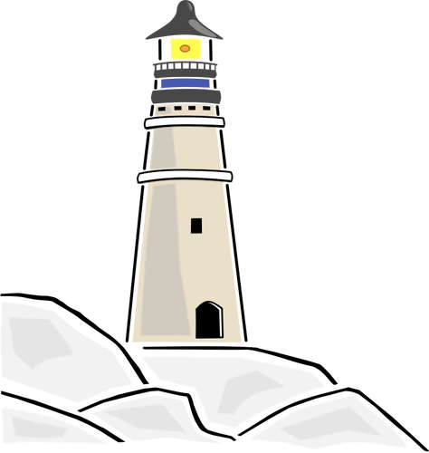 Lighthouse vector image