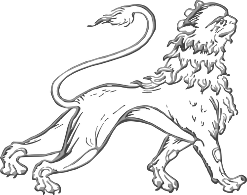 Decorative lion image