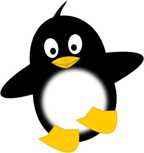 Kleinen lustigen Pinguin