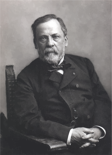 Louis Pasteur vector image