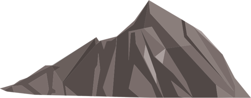 Simple polygons mountain