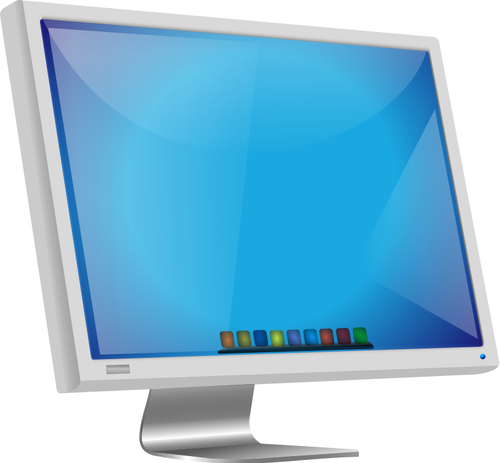 בתמונה וקטורית Mac LCD