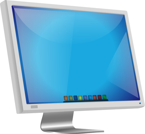 Mac LCD vector image