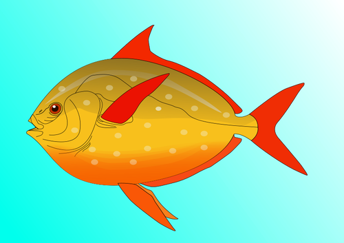 Pescado arte vectorial