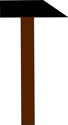 Ilustración de vector icono del martillo