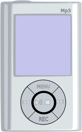 MP3 плеер векторная графика