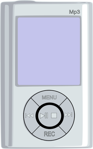 MP3 播放器矢量图