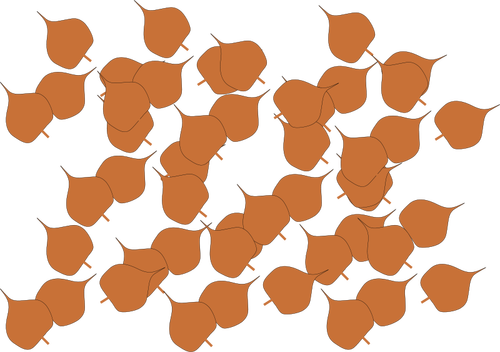 Autumn leaves vector illustration