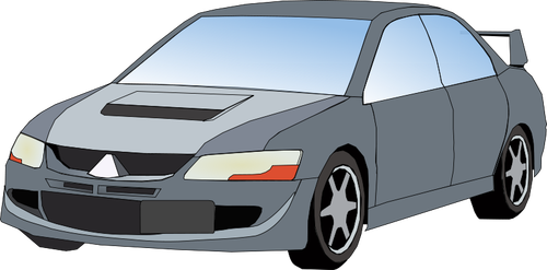 Vector graphics of a car