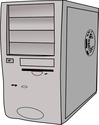 PC case vector clip art