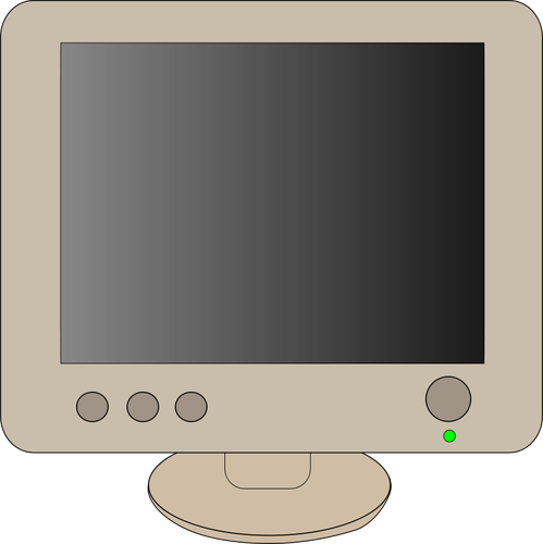 Ordinateur moniteur vector clipart