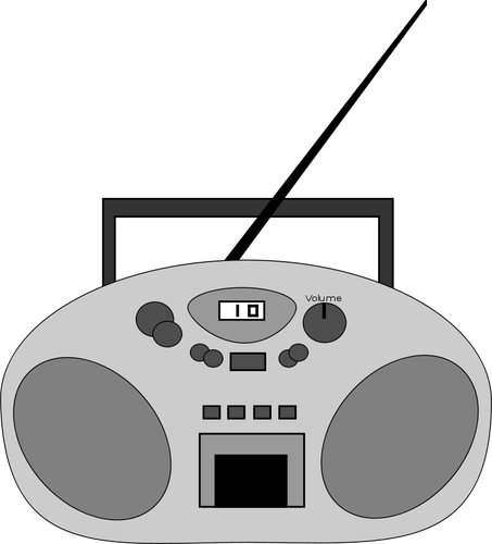 Radio dispositivo vector de la imagen