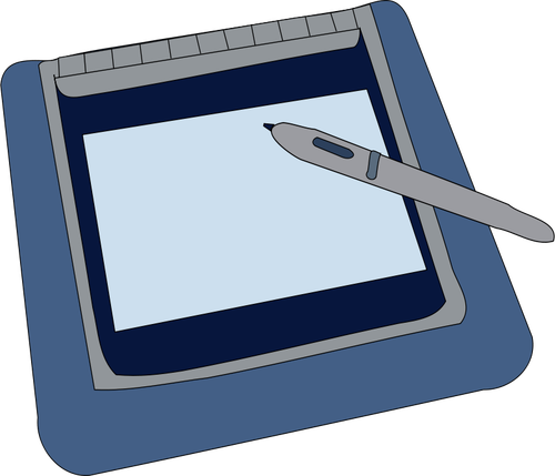 Tablet vector graphics