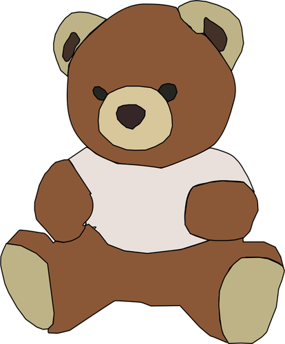 Teddybär-Vektor-Bild