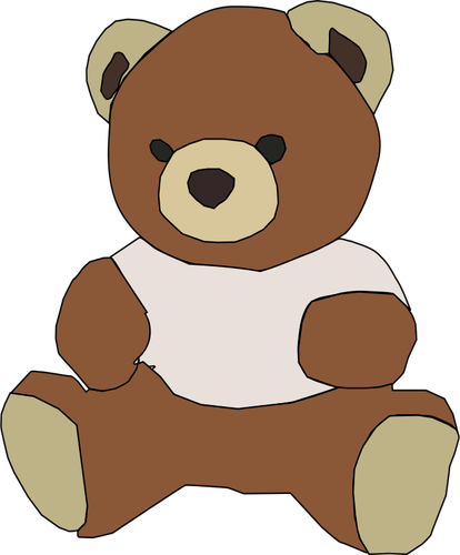 Oso de peluche vector de la imagen